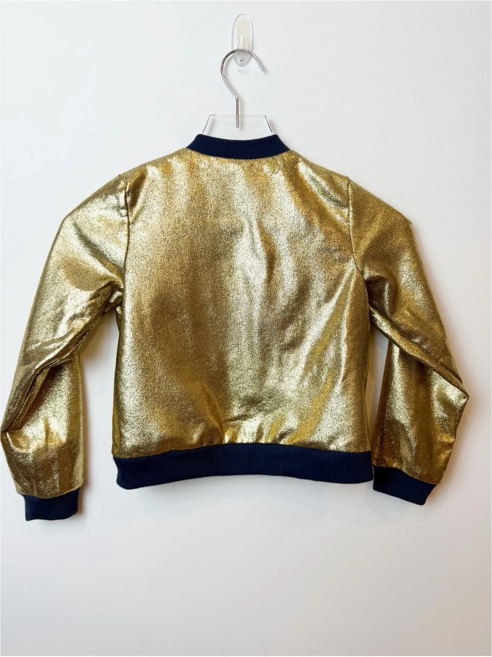 Wonder Nation | Target Girls Metallic Gold Bomber Jacket